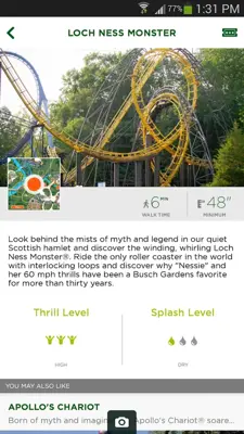 Busch Gardens android App screenshot 4